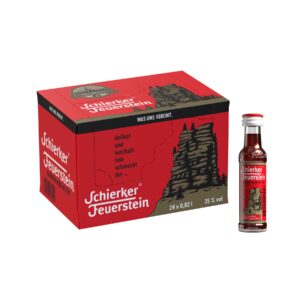 Schierker Feuerstein Kasten und Flasche