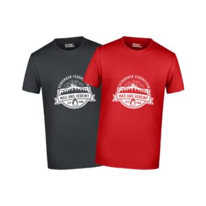 T-Shirts in Red and Grey